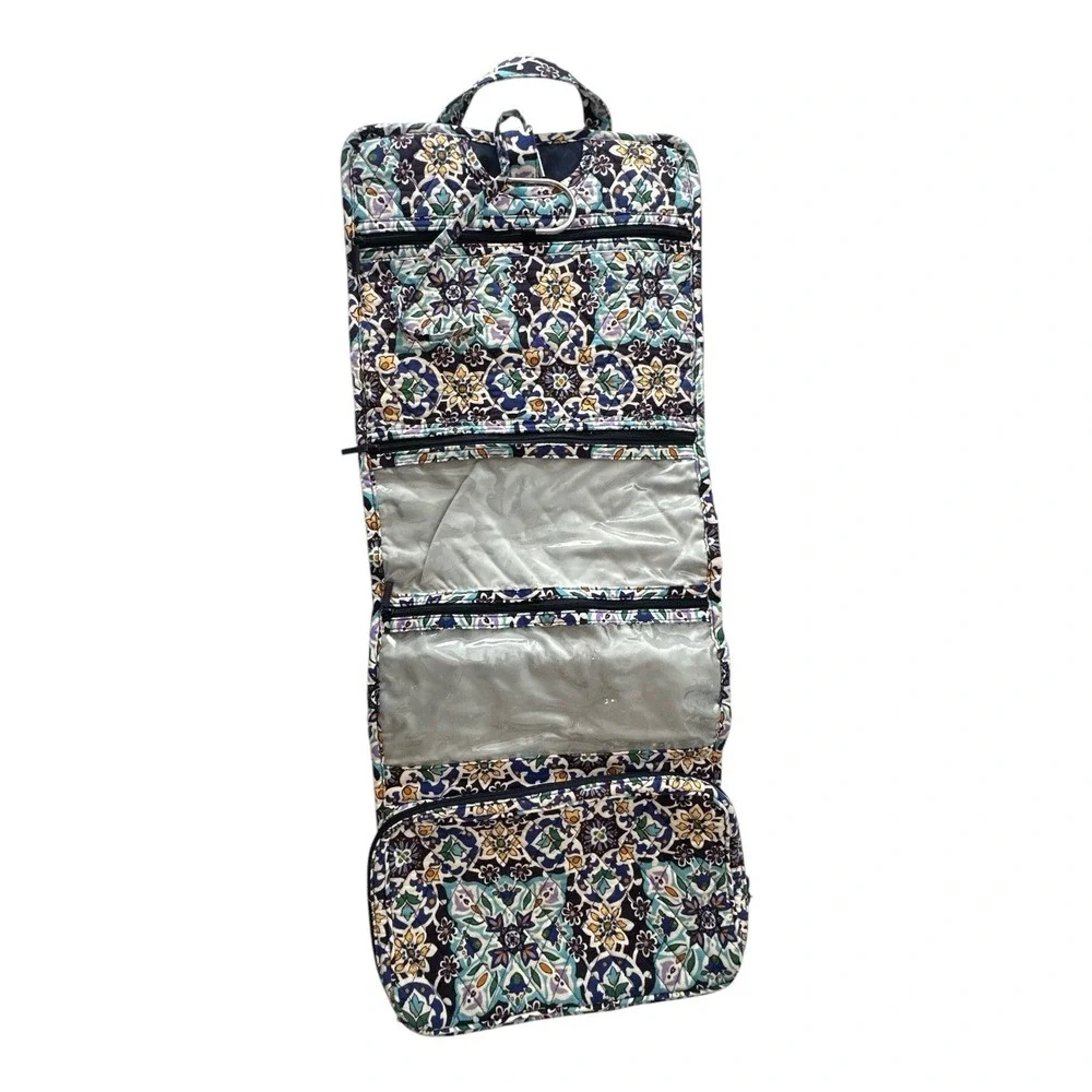Vera Bradley Hanging Organizer Makeup Bag Travel Vacation
